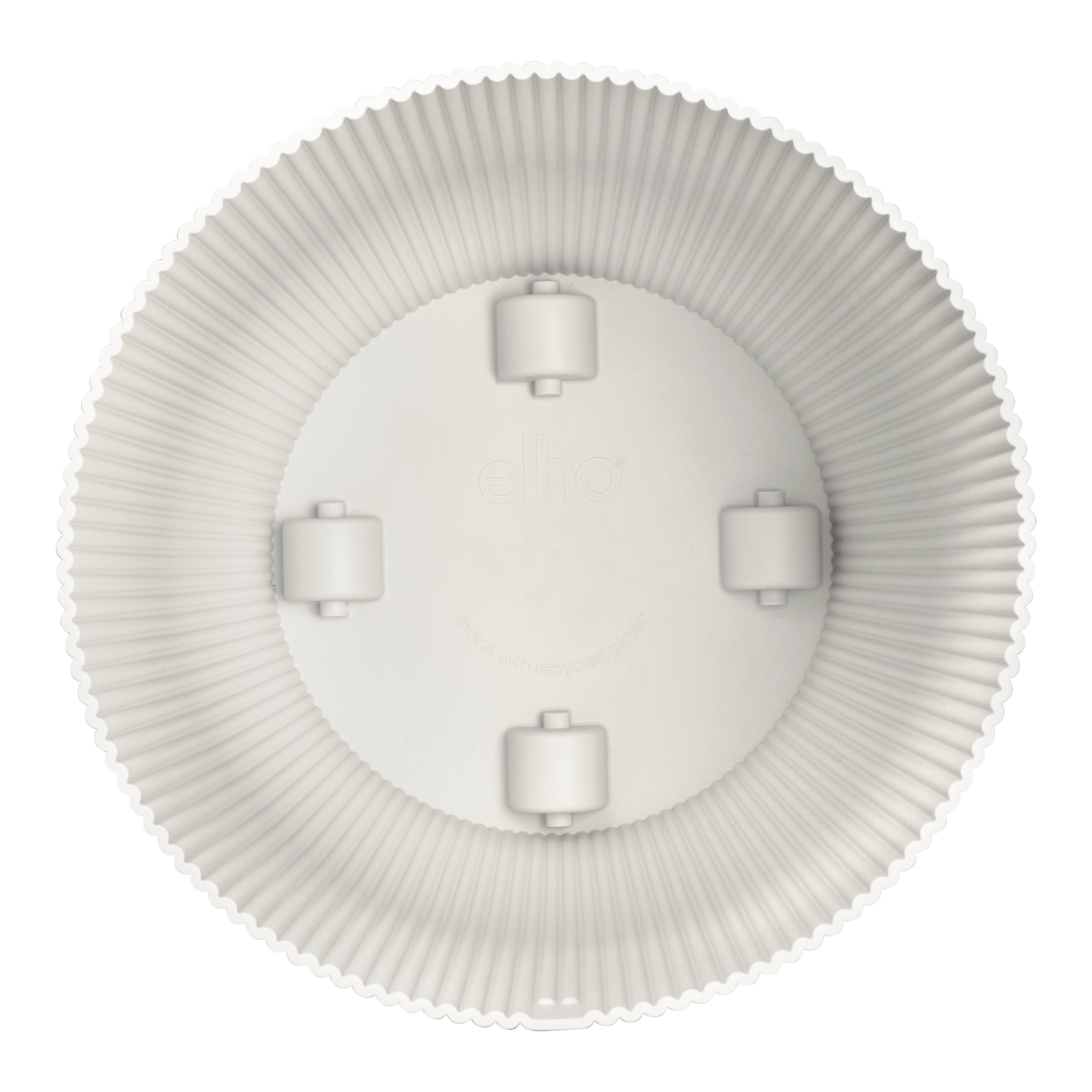 Pot elho Vibes Fold Round white - including wheels - D35 x H33