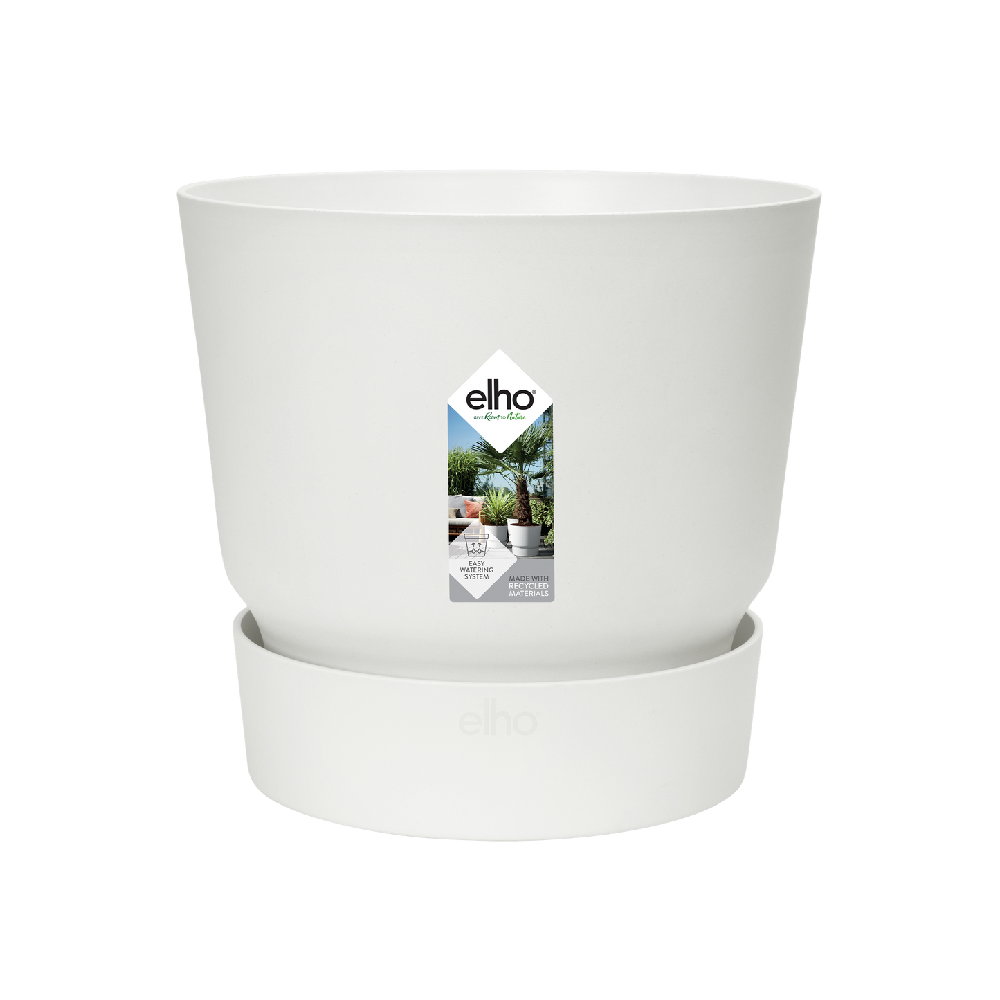 Pot elho Greenville Round white - D30 x H28