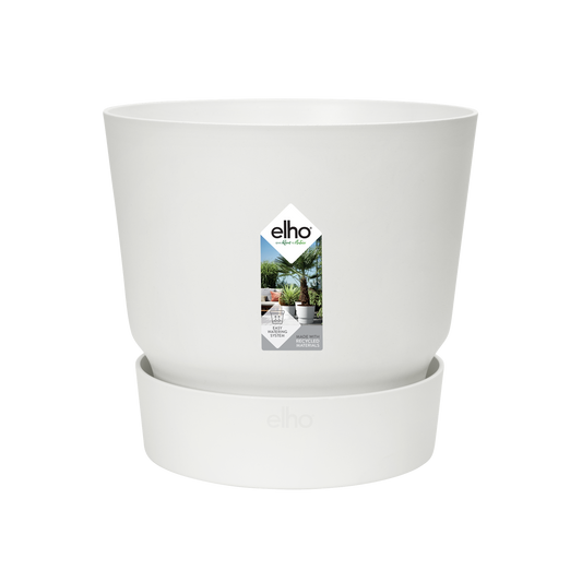 Pot elho Greenville Round white - D30 x H28