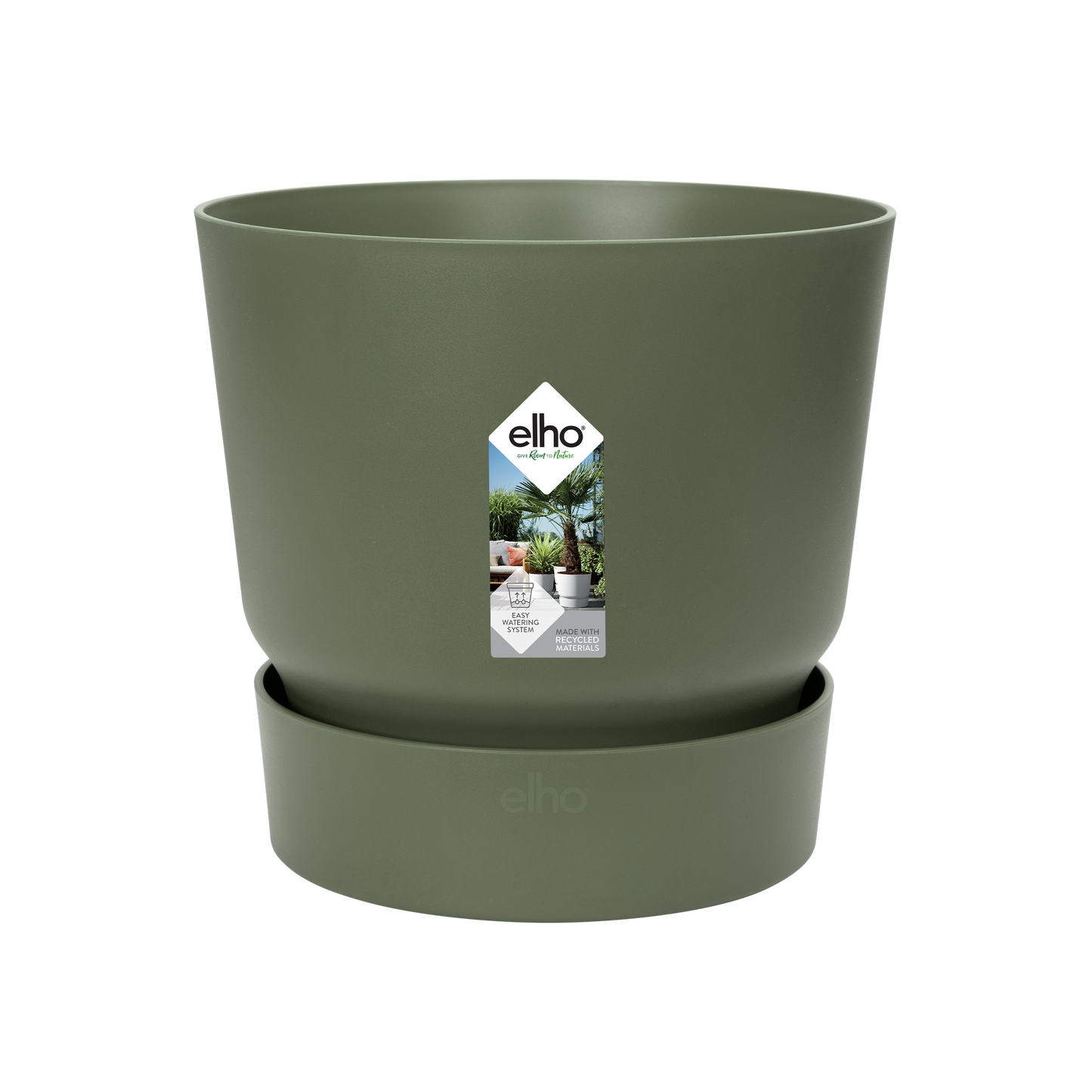 Pot elho Greenville Round green - D30 x H28