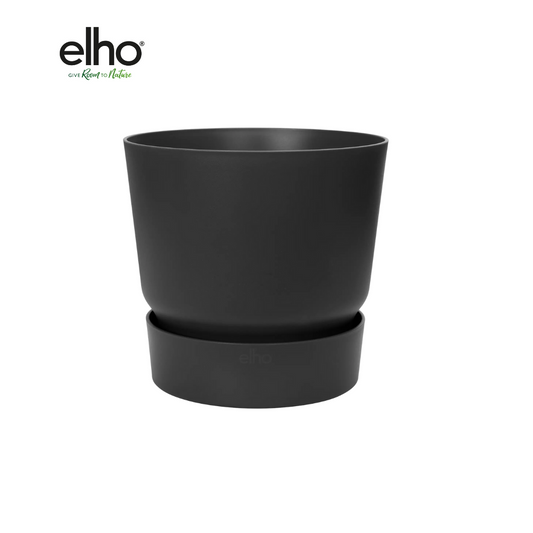 Elho Greenville Round black pot - D39 x H37